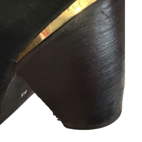 Steve Madden WanTagh Leather Black Booties - Size 8.5 - Picture 7 of 13